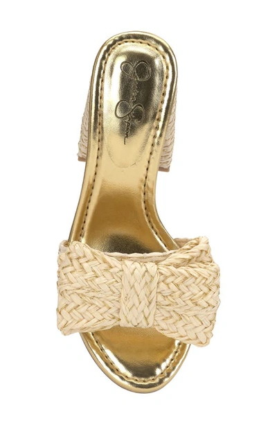 Shop Jessica Simpson Romilda Raffia Sandal In Light Natural