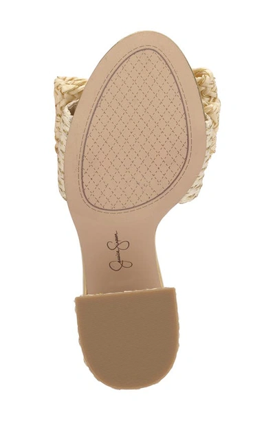 Shop Jessica Simpson Romilda Raffia Sandal In Light Natural