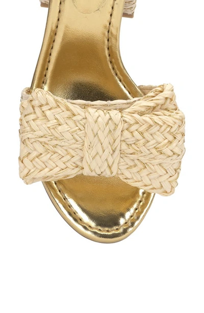 Shop Jessica Simpson Romilda Raffia Sandal In Light Natural