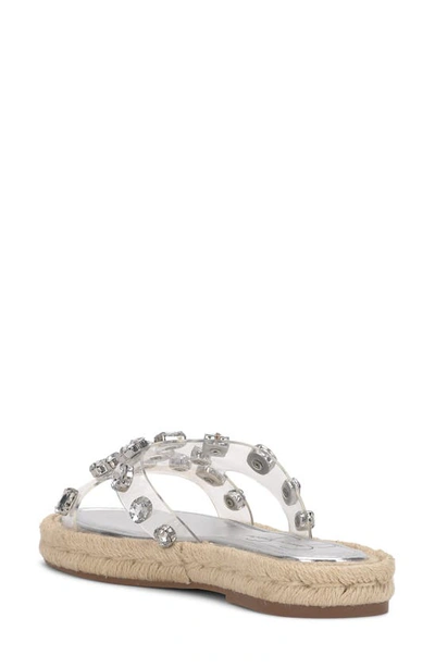Jessica Simpson Jinka Espadrille Slide Sandal In White
