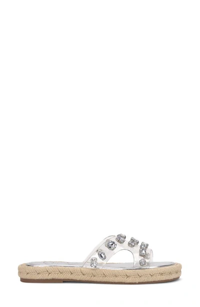 Shop Jessica Simpson Jinka Espadrille Slide Sandal In White