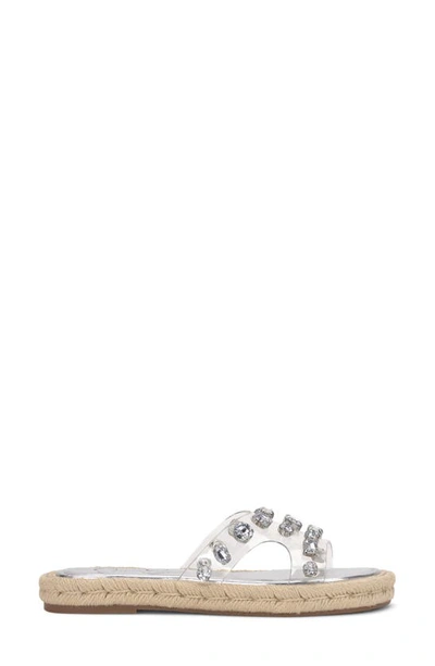 Jessica Simpson Jinka Espadrille Slide Sandal In White