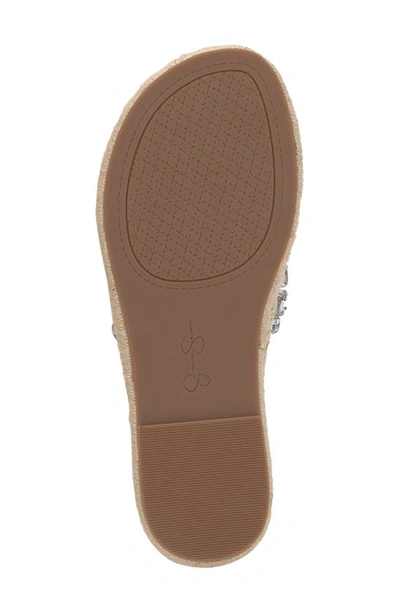 Jessica Simpson Jinka Espadrille Slide Sandal In White