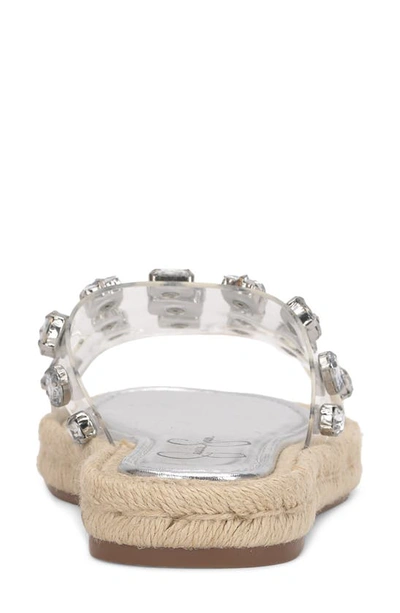 Jessica Simpson Jinka Espadrille Slide Sandal In White