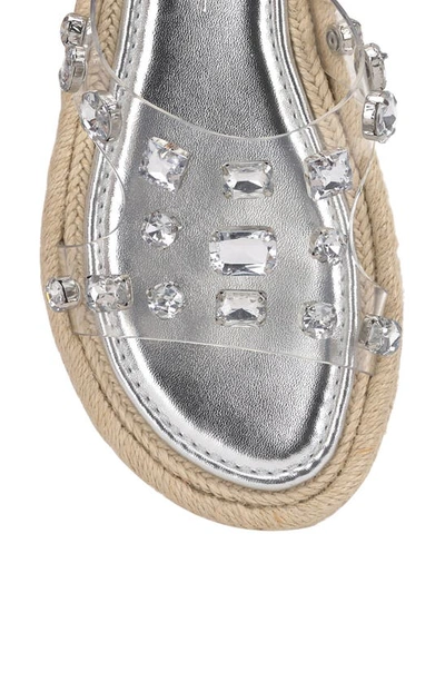 Jessica Simpson Jinka Espadrille Slide Sandal In White