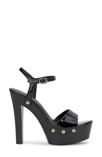Jessica Simpson Calenta Ankle Strap Platform Sandal In Black