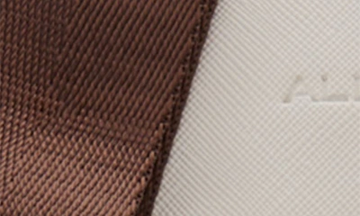Shop Aldo Weizerx Faux Leather Crossbody Bag In Brown/ Ivory