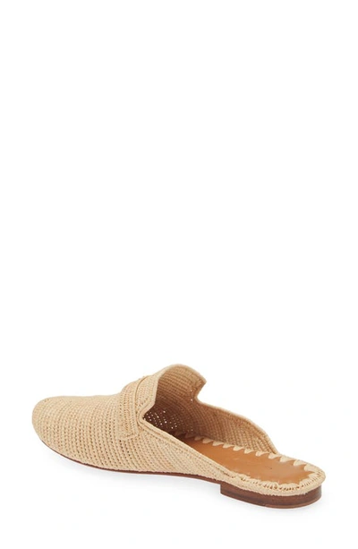 Shop Carrie Forbes Tapa Raffia Mule In Natural