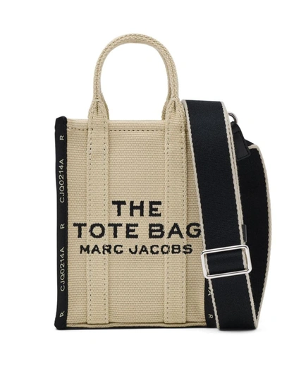 Shop Marc Jacobs 'phone' Tote Bag In Beige