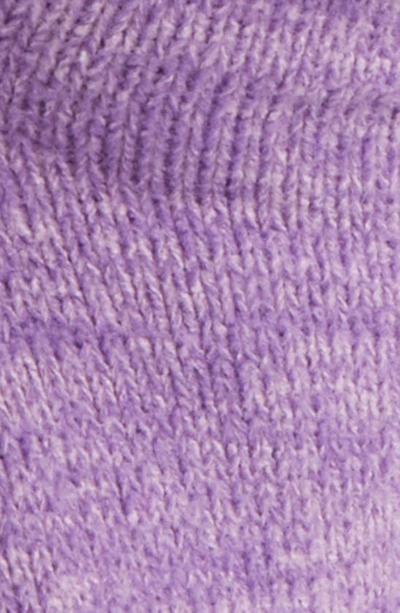 Shop Ugg Ribbed Crew Socks In Violet Queen