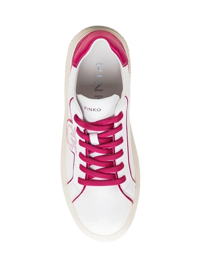 Shop Pinko Sneaker With Platform In White