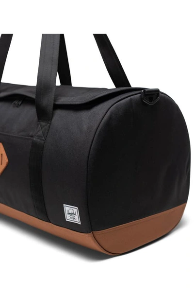 Shop Herschel Supply Co Heritage Duffle Bag In Black