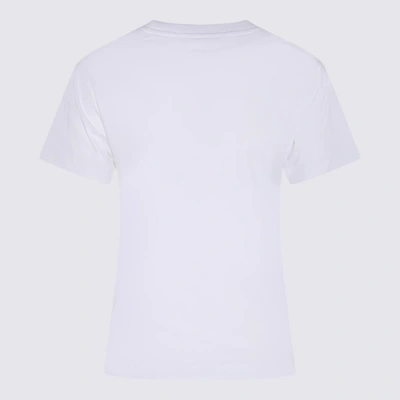 Shop Valentino White Cotton T-shirt