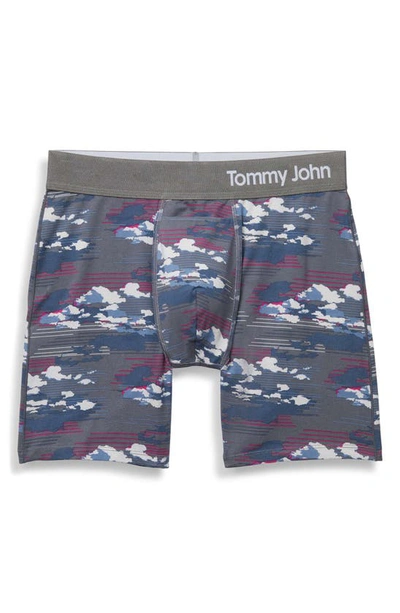 Shop Tommy John Cool Cotton Blend Boxer Briefs In Quiet Shade Dot Camo