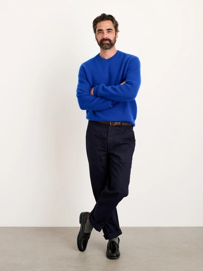 Alex Mill Jordan Sweater In Cashmere In Cobalt