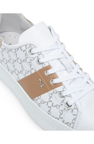 Shop Nerogiardini Logo Platform Sneaker In White