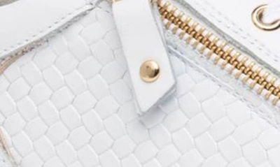 Nerogiardini Basketweave Side Zip Sneaker In White