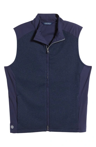 Shop Peter Millar Crown Crafted Cambridge Water Resistant Performance Vest In Navy