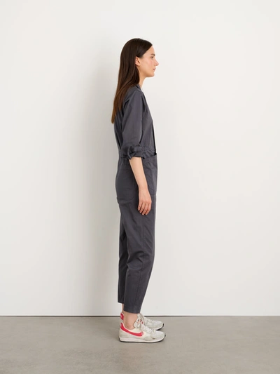 Alex Mill Standard Jumpsuit In Cotton Twill In Iron Grey