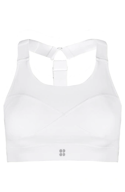 Shop Sweaty Betty Power Medium Impact Sports Bra In White