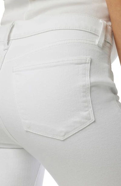 Shop Joe's The Icon Mid Rise Crop Bootcut Maternity Jeans In White