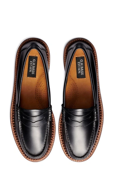 Shop G.h.bass Whitney 1876 Weejuns® Penny Loafer In Black