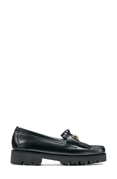 G.h.bass Weejuns Lianna Bit Lug Loafers In Black