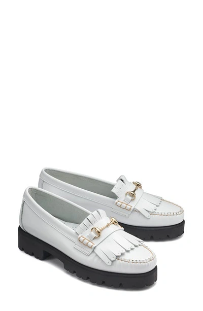 Shop G.h.bass Lianna Kiltie Weejuns® Loafer In White