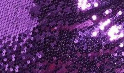 Shop Lulus Keep It Sparkly Sequin Sleeveless Gown In Purple
