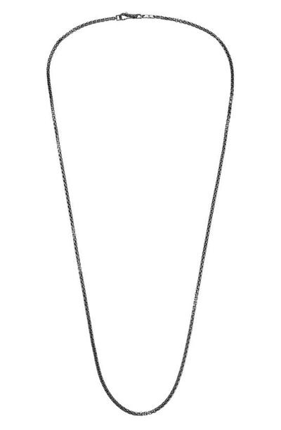 Shop John Hardy Classic Box Chain Necklace In Gold