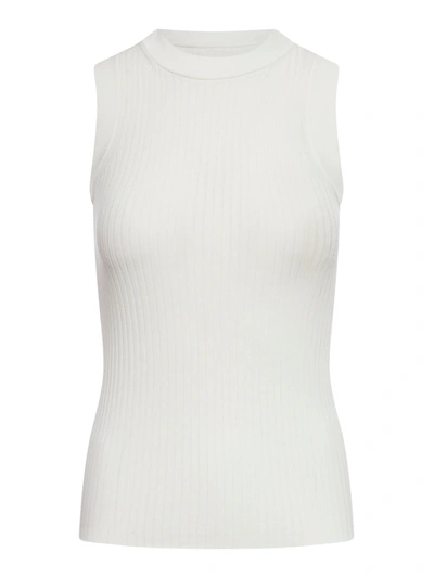 Shop Sportmax Knitted Tank Top In White