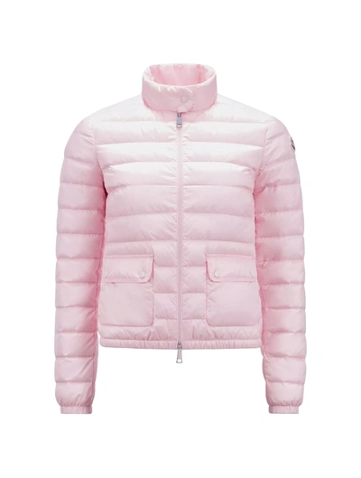 Shop Moncler Lans Jacket In Pink & Purple
