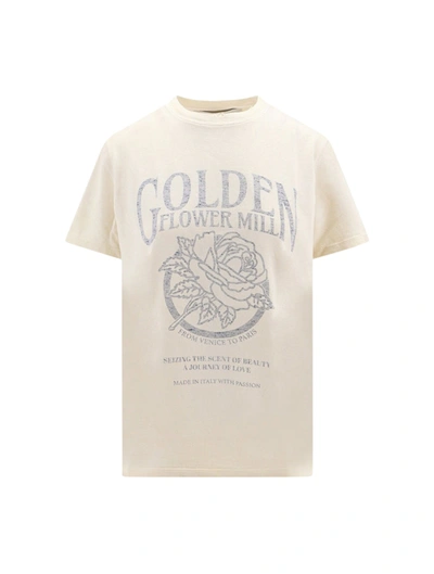 Shop Golden Goose Print T-shirt In White