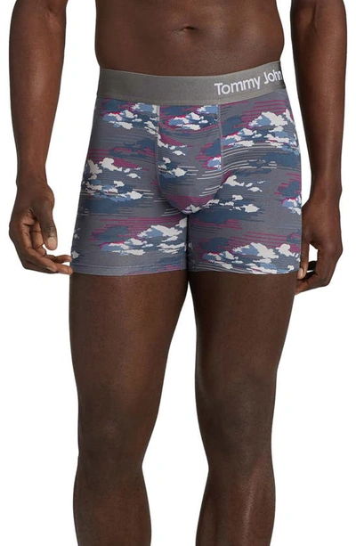 Shop Tommy John 4-inch Cool Cotton Boxer Briefs In Quiet Shade Dot Camo