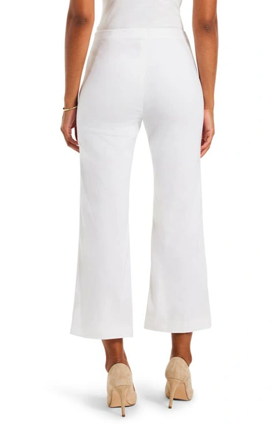 Shop Nic + Zoe Wonderstretch Wide Leg Pull-on Pants In Paper White