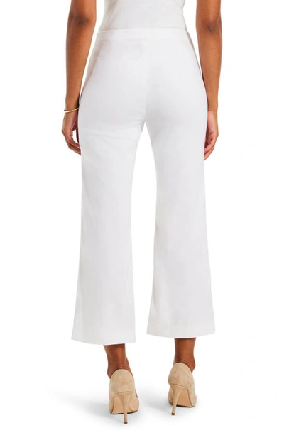 Nic + Zoe Wonderstretch Wide Leg Pull-on Pants In Paper White