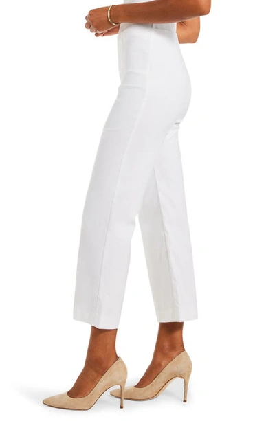 Shop Nic + Zoe Wonderstretch Wide Leg Pull-on Pants In Paper White