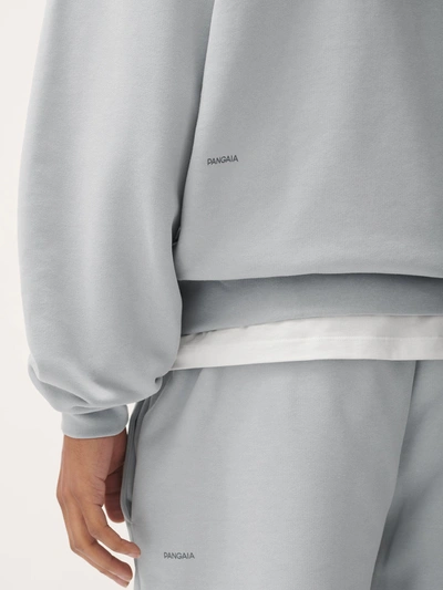 Pangaia Natural Dye Oversized Hoodie In Midnight Fog Grey