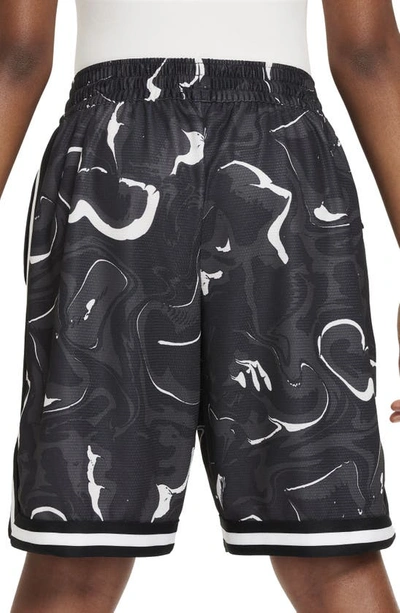 Shop Nike Kids' Dna Athletic Shorts In Black/ Black/ White