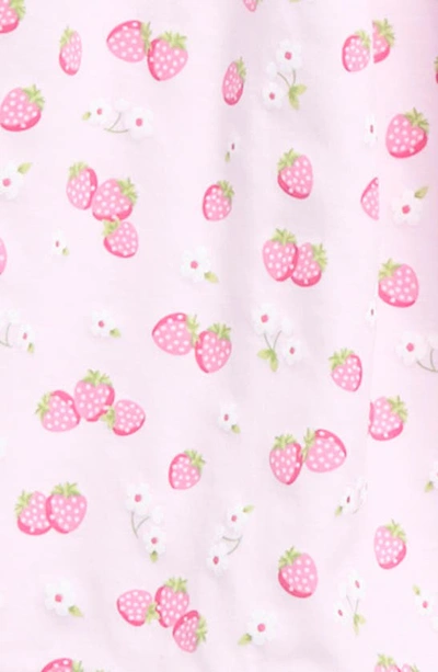 Shop Kissy Kissy Strawberry Pima Cotton Dress & Bloomers In Pink