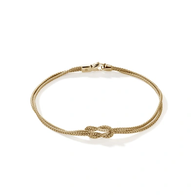 John Hardy Classic Chain Knot Layered Rope Bracelet In Silver