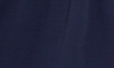 Cece Womens Tiered Polyester Midi Dress In Classic Navy