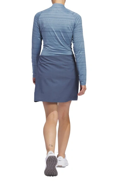 Shop Adidas Golf Ultimate365 Long Sleeve Golf Dress & Shorts In Preloved Ink