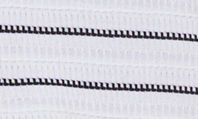 Shop Ming Wang Stripe Sleeveless Knit Dress In White/ Black