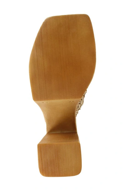 Candies Klara Platform Slide Sandal In Natural
