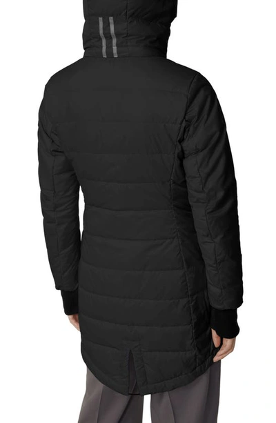Shop Canada Goose Ellison Black Label Packable 675 Fill Power Down Jacket In Black - Noir