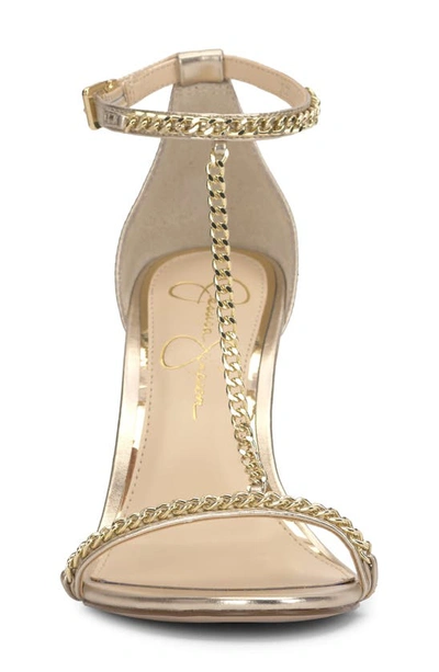 Shop Jessica Simpson Qiven T-strap Sandal In Champagne