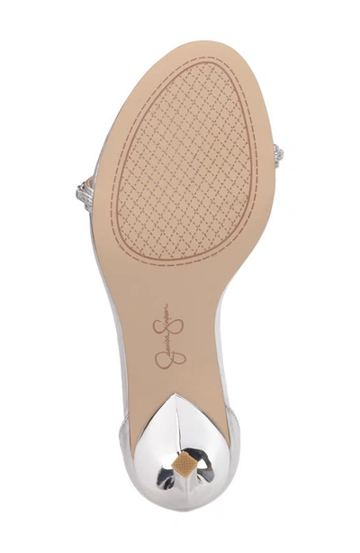 Shop Jessica Simpson Qiven T-strap Sandal In Silver