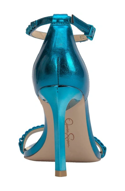 Shop Jessica Simpson Qiven T-strap Sandal In Amalfi Blue