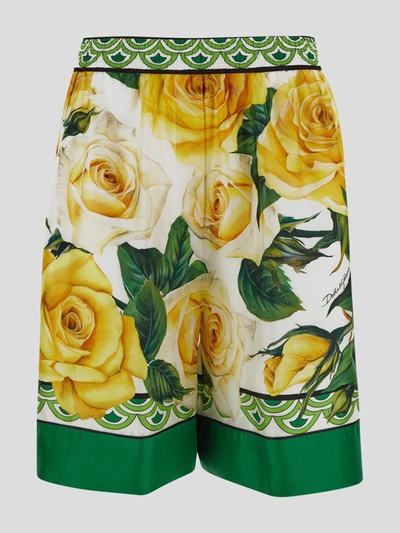 Shop Dolce & Gabbana Shorts In Rosegialle